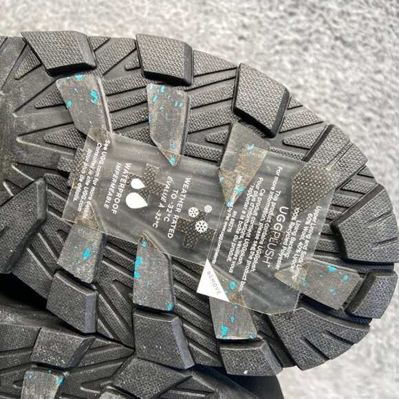 UGG Shasta TALL Gore-TEX Leather Boot Size 8-9 Women Pink Glow 1151850 - Picture 7 of 7